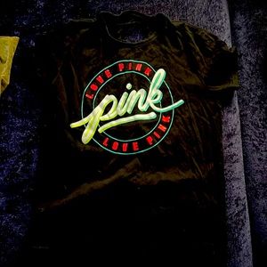 PINK summer cutout shirt